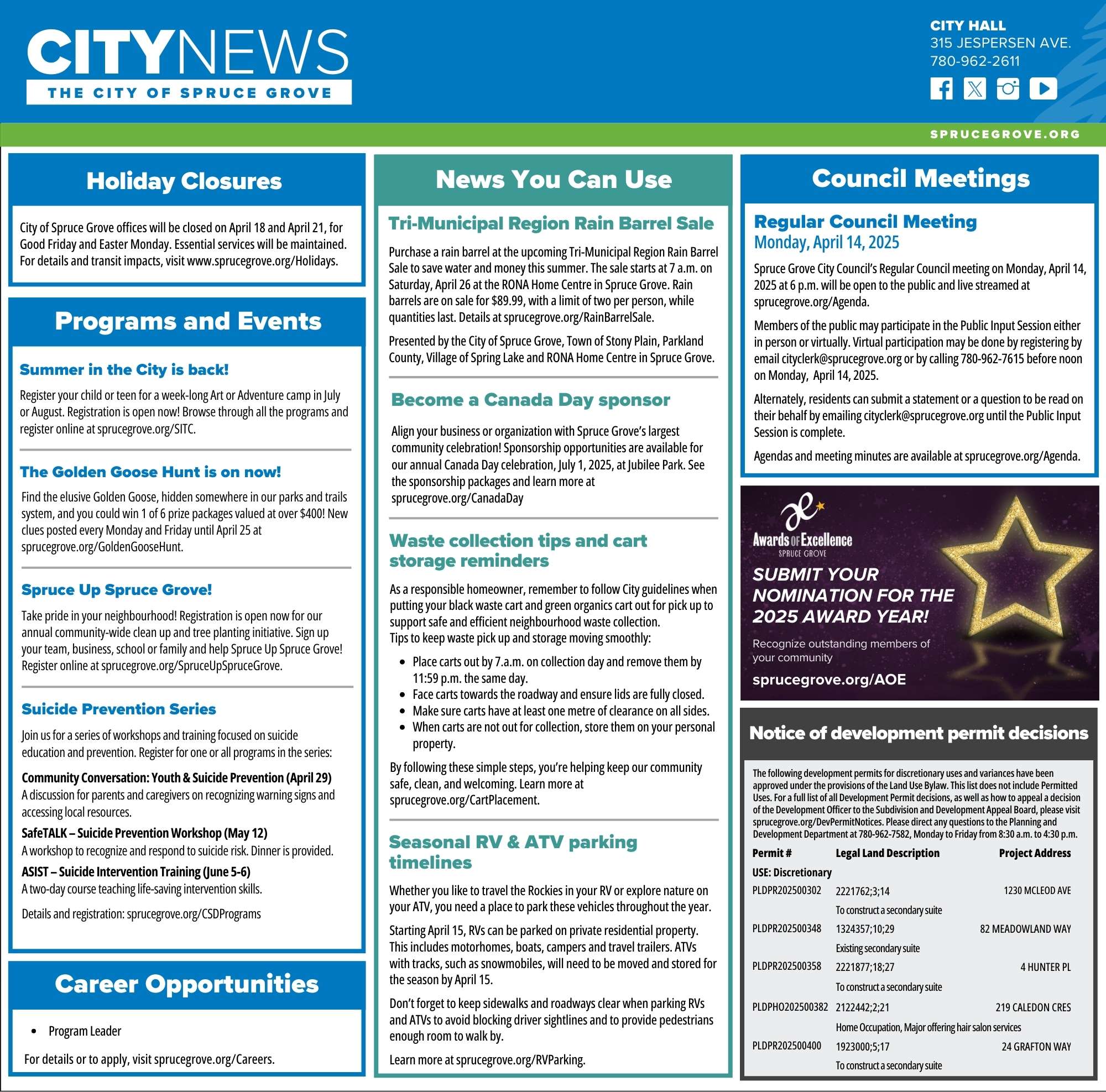 April 11, 2025 edition