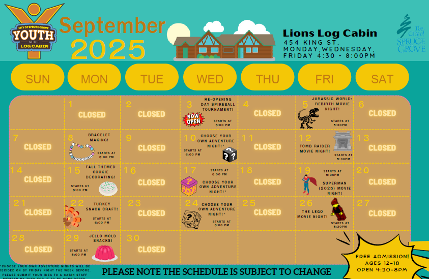 September Calendar