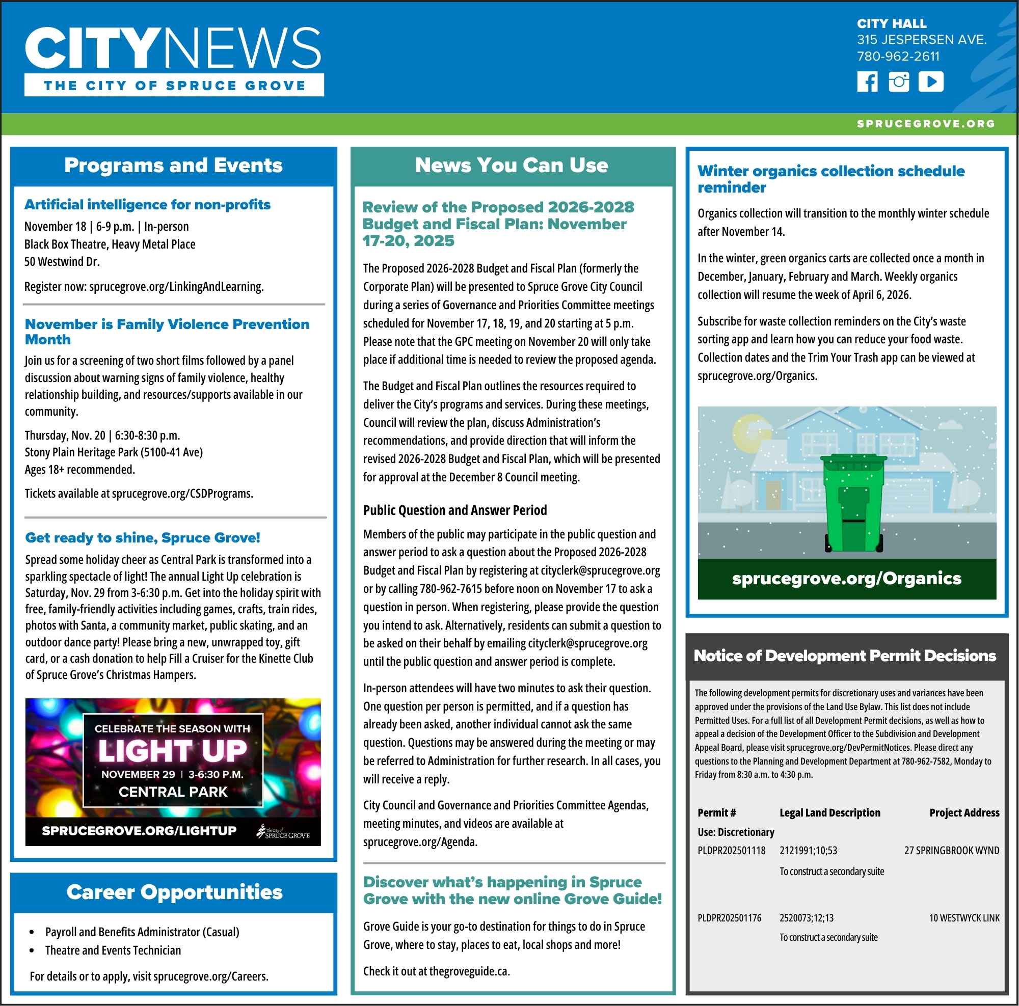 November 14, 2025 edition