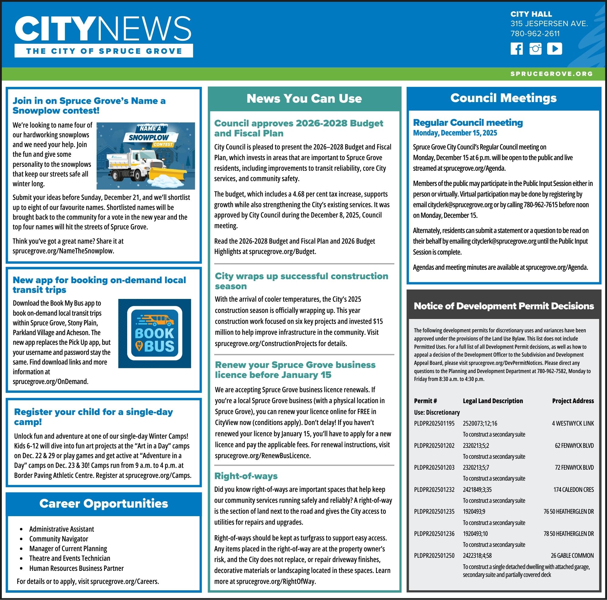 December 12, 2025 edition