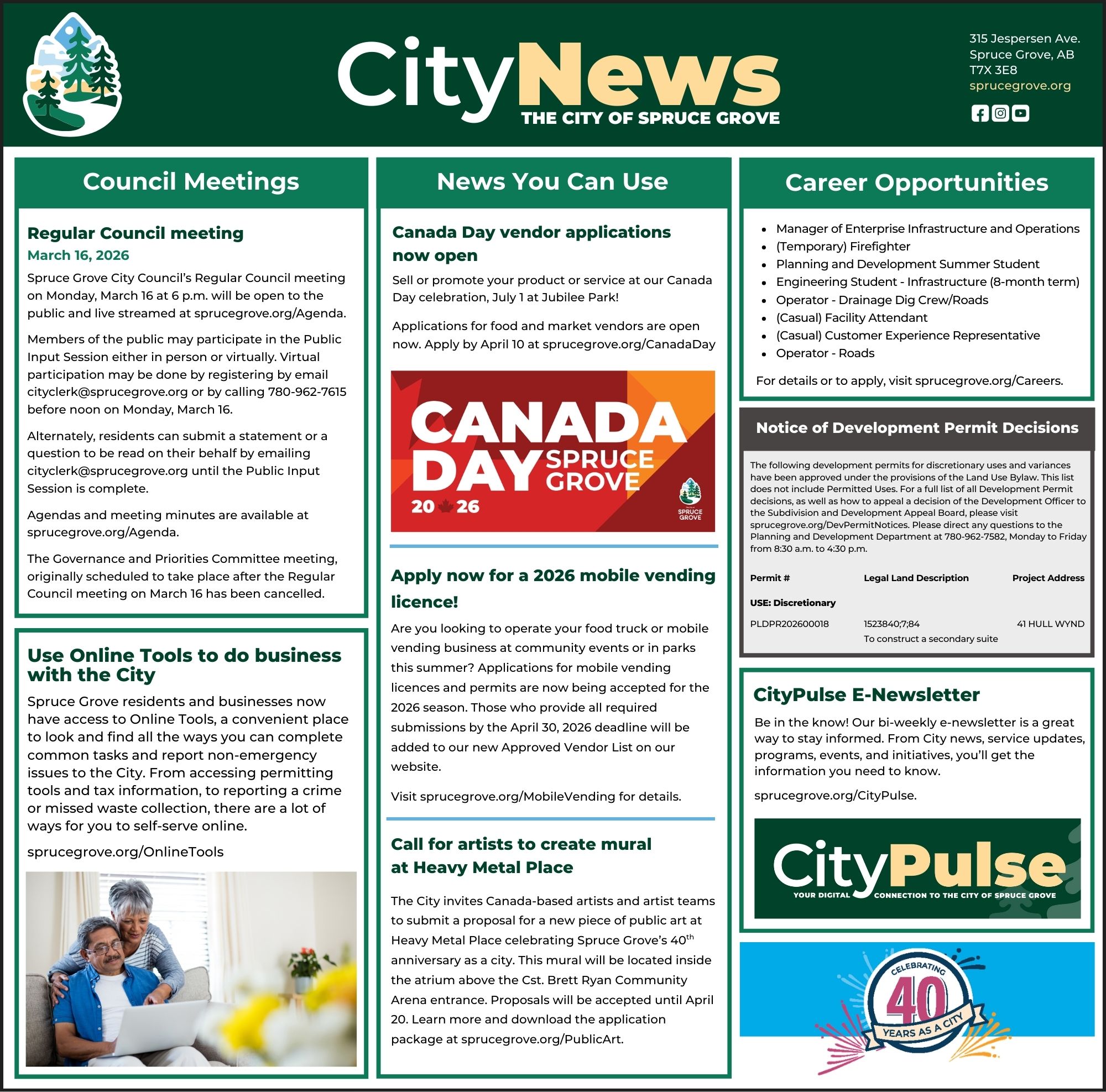 March 13, 2026 edition