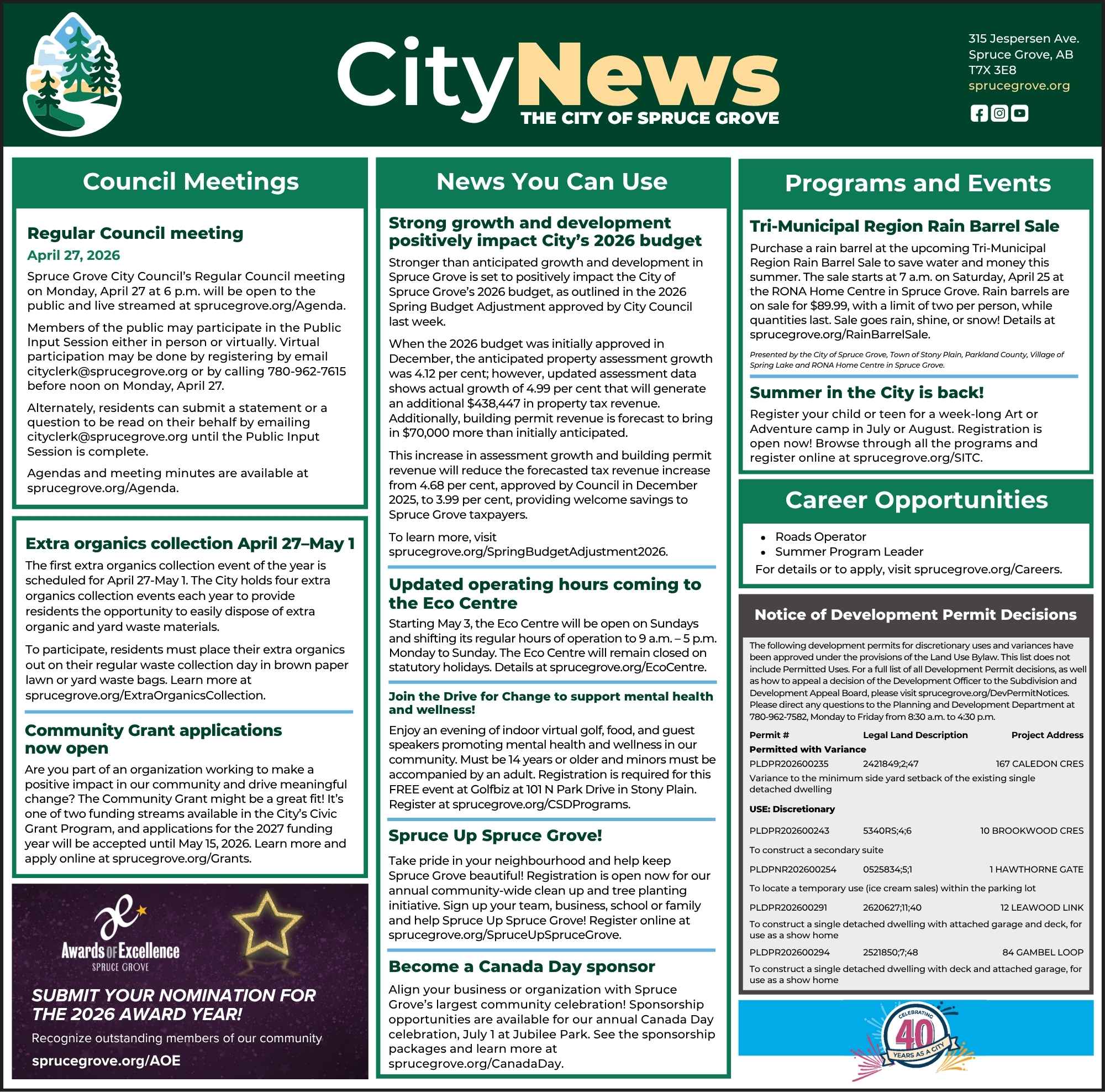 April 24, 2026 edition